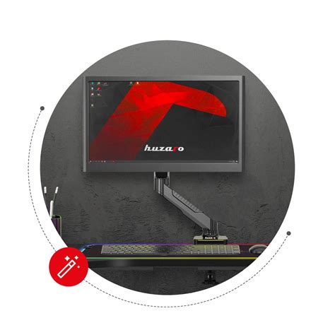 Suport Birou Pentru Monitor Huzaro Motion Reglabil