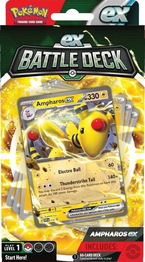 Pokemon Tcg Ex Battle Deck Ampharos Ex New Ebay