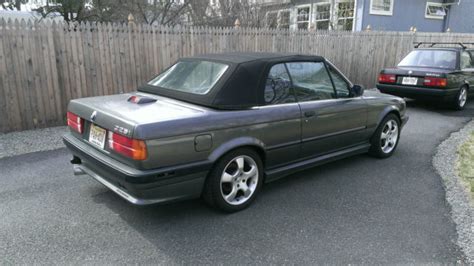 1987 Bmw E30 325i Convertible 2 Door 25l Dolphin Grey Black For Sale In Metuchen New Jersey