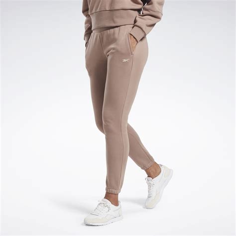 Fleece Pants In Taupe Reebok Official Uk