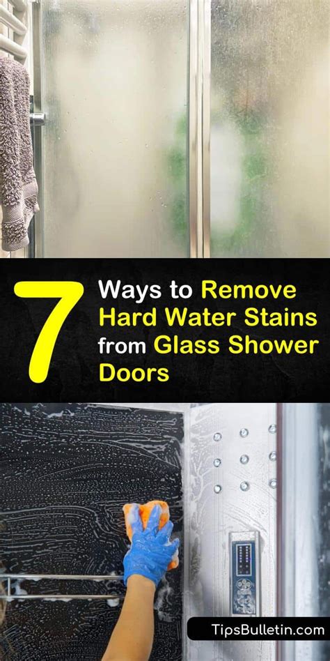 How To Get Water Stains Off Glass Shower Doors Glass Door Ideas