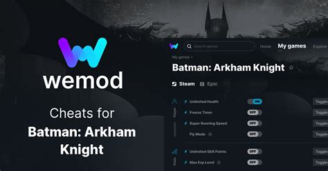 Batman: Arkham Knight Cheats & Trainers for PC | WeMod