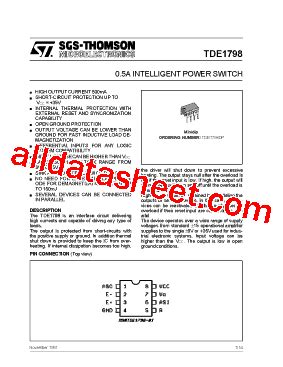 Tde Dp Datasheet Pdf Stmicroelectronics