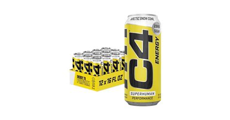 12 Pack Cellucor C4 Sparkling Arctic Snow Cone 16 Fl Oz Only 1974
