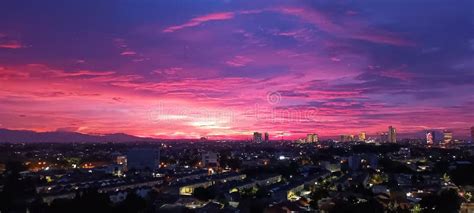 Sunset View At The Bumi Serpong Damai Bsd City Of South Tangerang