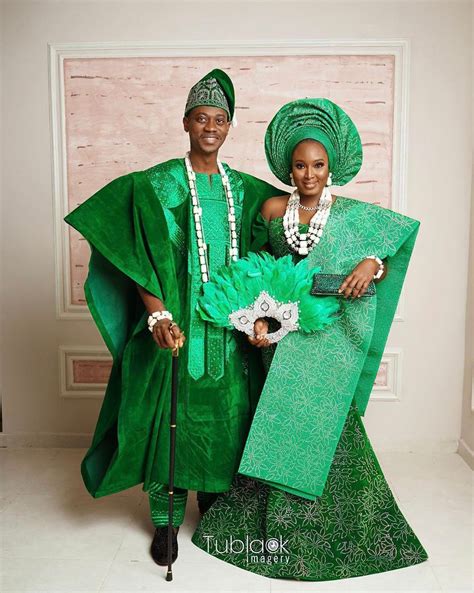 African Traditional Wedding Aso Oke And Velvet For Etsy