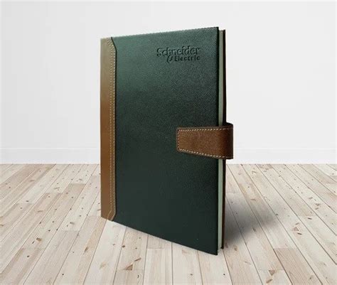 Leather Cover Planner Dairy With Emboss Size A At Rs Piece In