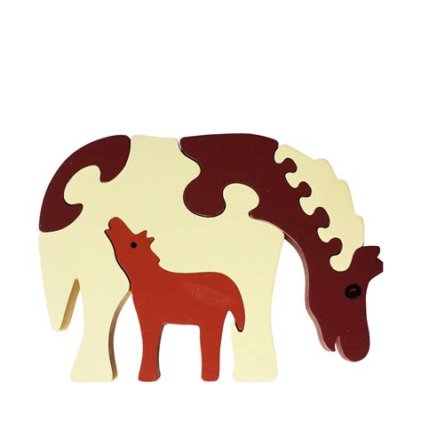 Horse Wooden Animal Puzzle • JIGZOOS