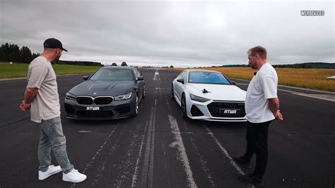 Watch An Audi RS7 Get Schooled By A BMW M5 CS On A Drag Strip