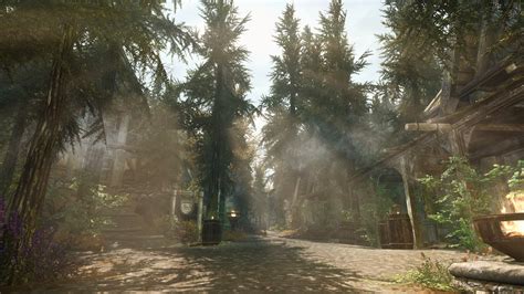 Online Crop Green Leafed Trees The Elder Scrolls V Skyrim Nature