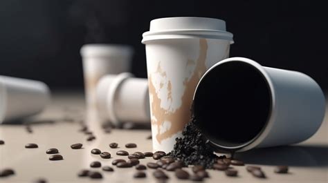 Spill Cup Of Coffee Spilling Onto A Table Backgrounds | JPG Free ...