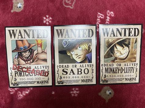 One Piece Ace Wanted Poster