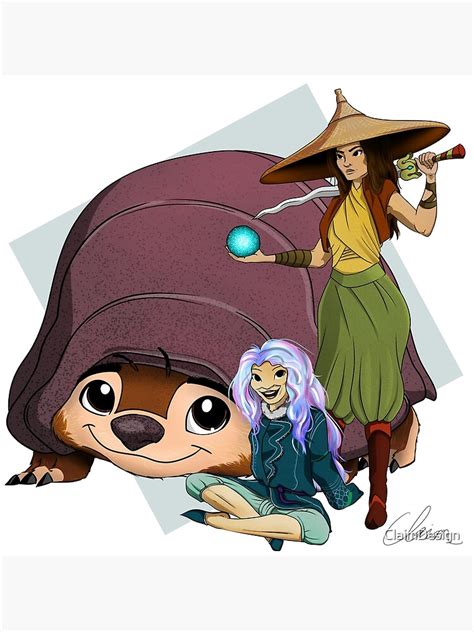 raya fan art poster  sale  claimdesign redbubble