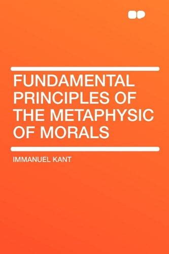 Pre Owned Fundamental Principles Of The Metaphysic Morals Walmart