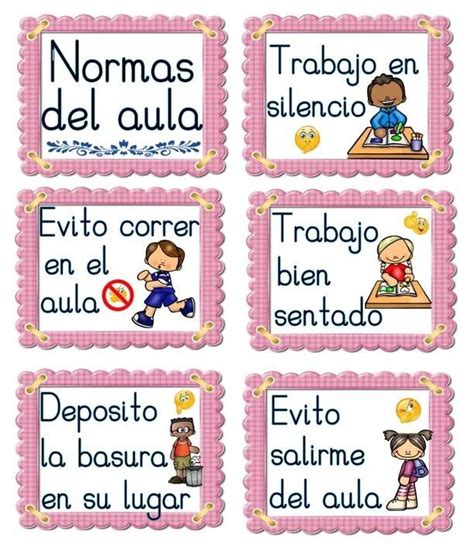 Pin By Maestra Anita 🍎 On Normas De Convivencia Preschool Classroom Spanish Lessons Education