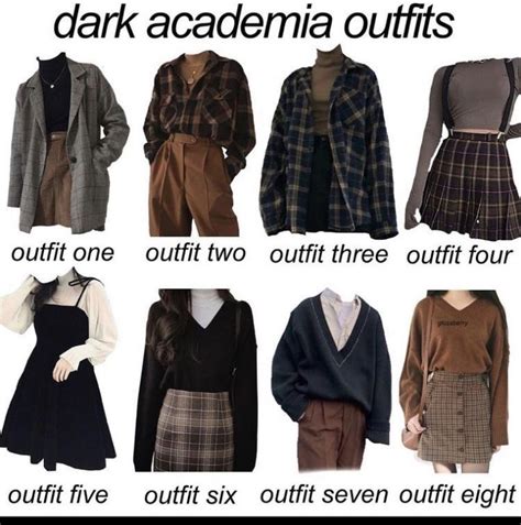 Dark academia | Academia aesthetic outfit, Retro outfits, Dark academia ...
