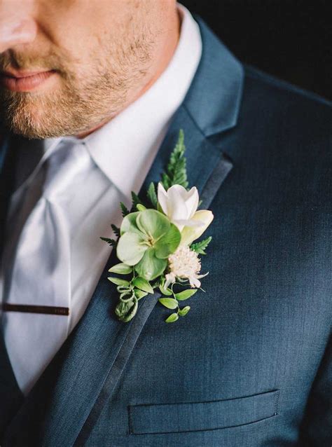 Wedding Flower Ideas Unique Groom S Boutonnieres Inside Weddings