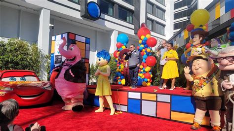 Video Pixar Place Hotel Hosts Grand Opening Ceremony At Disneyland