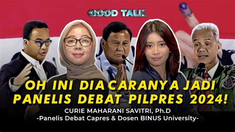 review debat capres pembuatan soal bersama panelis curie maharani