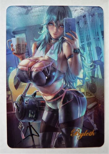 CARTE SEXY GIRL WAIFU BEAUTY MANGA MINT HOLO Fire Emblem Byleth EUR 5