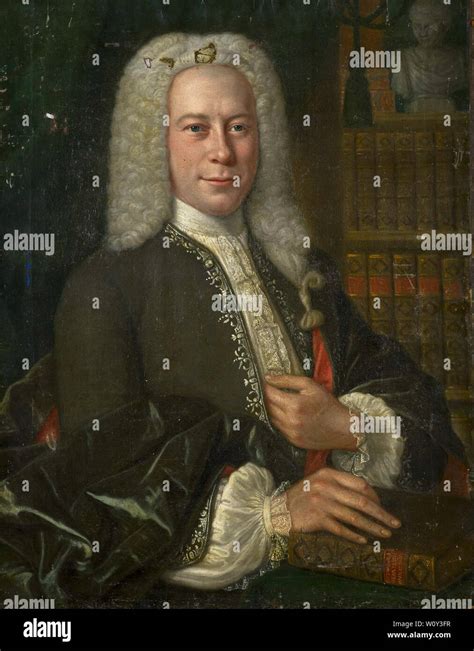 Portrait Of An Historian 1730 Stock Photo Alamy