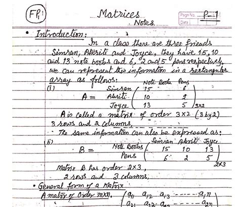 Matrices Cambridge Igcse® Mathematics