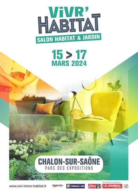 Salon Habitat et Jardin de Chalon sur Saône du 15 au 17 mars 2024