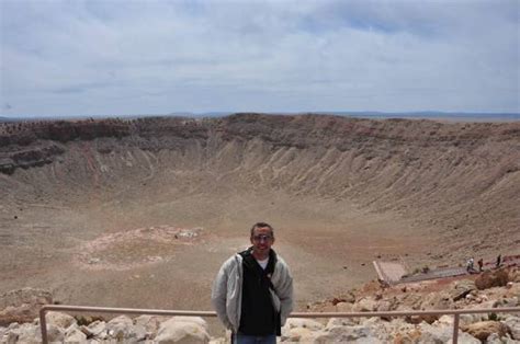 A Impressionante Cratera Do Meteoro Ou Meteor Crater No Arizona