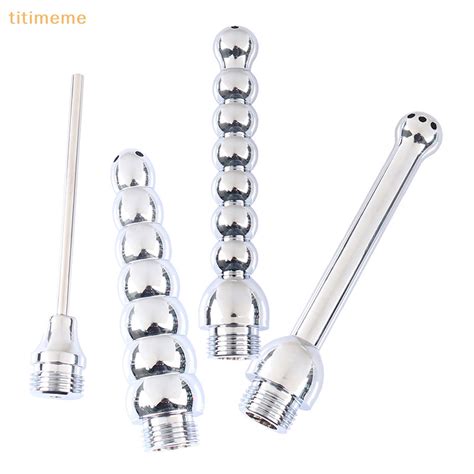 tr Alumínio Limpeza Anal Enema Ducha Bidê Anus Clean Plug Lavador