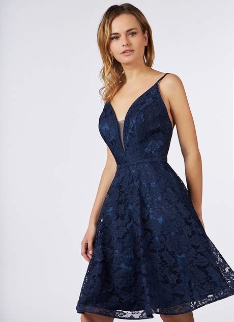 Robe bleu marine de ceremonie Beauté et mode