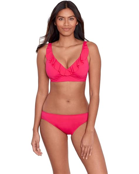 Women S Lauren Ralph Lauren Beach Club Solids Ruffle Underwire Bikini