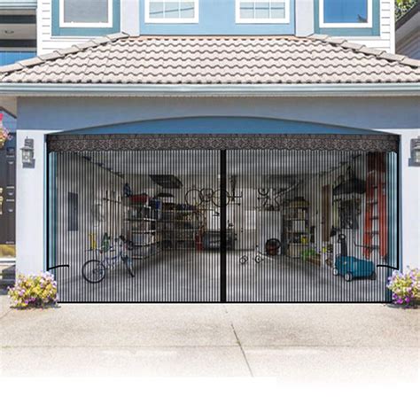 Buy Garage Door Screen with Magnetic 9x7Ft for one car Garage ...