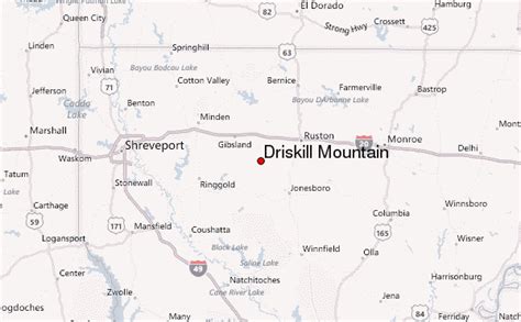 Driskill Mountain Mountain Information