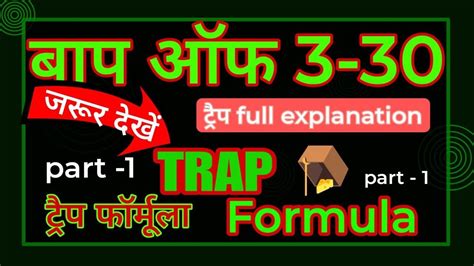 BankNifty Trading Secrets Unveiling The Power Of 3 30 Formula And