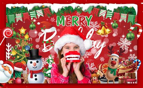 Amazon DASHAN 7x5ft Merry Christmas Birthday Photography Backdrop