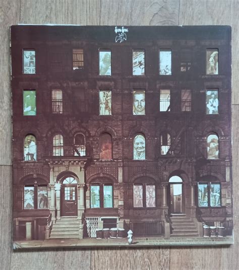 Led Zeppelin Physical Graffiti Vinyl Photo Metal Kingdom