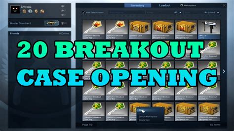 Cs Go Case Opening X Operation Breakout Weapon Case Youtube