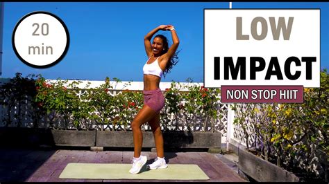 20 Min LOW IMPACT FULL BODY WORKOUT HIIT Workout The Modern Fit