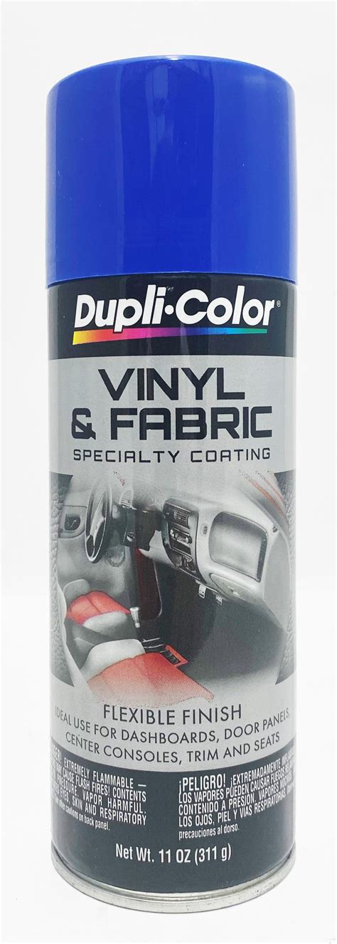 Duplicolor Hvp102 Vinyl And Fabric High Performance Blue Spray Paint 11