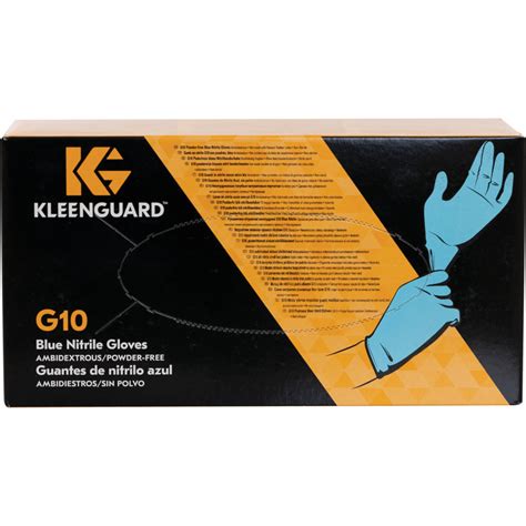 Kleenguard G Disposable Gloves Blue Nitrile Level Gi