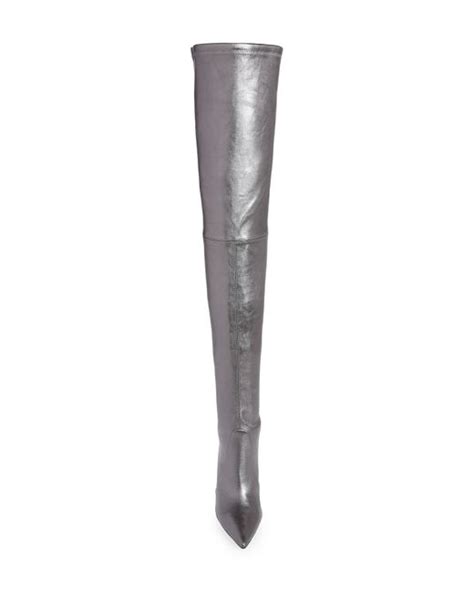 Stuart Weitzman Ultrastuart 100 Stretch Pointed Toe Over The Knee Boot