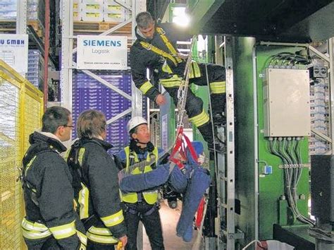 Feuerwehr Würzburg Abschnitt Mitte Goßmannsdorf Rettungsübung im