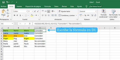 Comparar Dos Columnas En Excel Y Extraer Lo Que No Es Igual