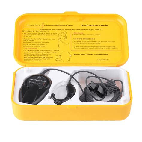 Motorola Portable Radio Accessories CommPort Accessories