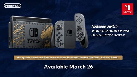 Monster Hunter Rise Deluxe Edition Switch Coming March 26 Shacknews