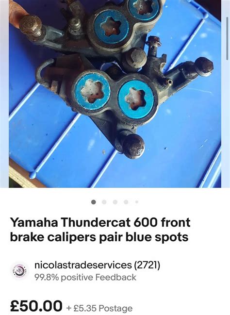 Yamaha Blue Spot Brake Calipers 1 Classic Motorbikes