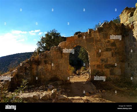 Montfort Castle in northern Israel Stock Photo - Alamy