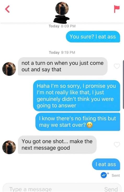 Today You Sure I Eat Ass Today PM Not A Turn On When You Just Come Fy Out And Say That