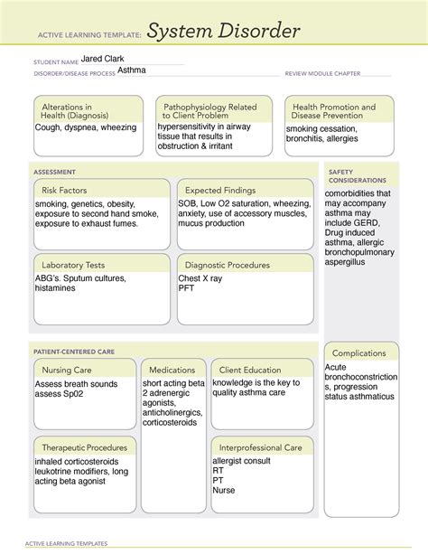 Ati System Disorder Template Asthma Sexiz Pix