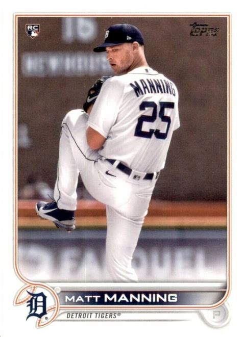 Topps Matt Manning Trading Card Database